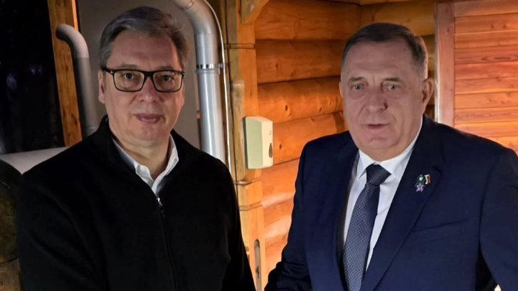 PREDSEDNIK VUČIĆ SE SASTAO SA DODIKOM: Dobar razgovor o svim važnim regionalnim i pitanjima od značaja za budućnost srpskog naroda (FOTO)