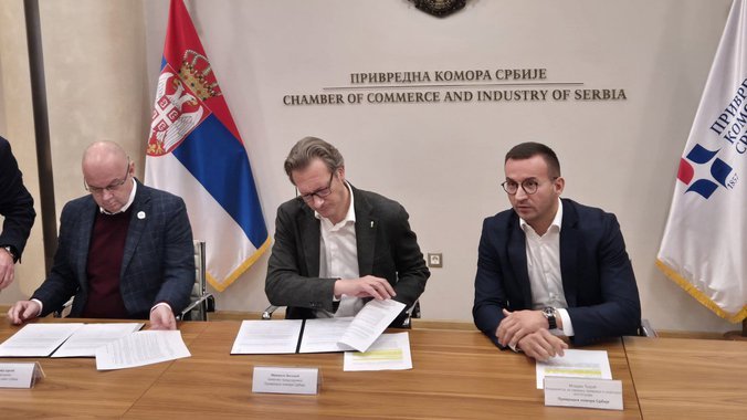 PRIVREDNA KOMORA SRBIJE I ŠAHOVSKI SAVEZ SRBIJE
POTPISALI SPORAZUM O SARADNJI I PROMOCIJI ŠAHA