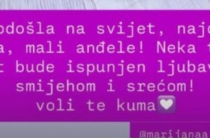 Marijana odmah podelila lepe vesti