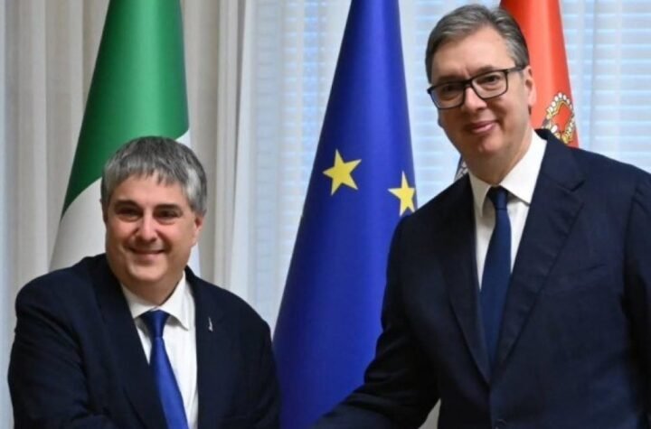 "RAZGOVORI SA PARTNERIA IZ EU VRLO ZNAČAJNI ZA SRBIJU!" Vučić se sastao sa predsednikom i delegacijom Odbora za politiku EU: "Zahvalni smo na podršci Italije!" (FOTO)