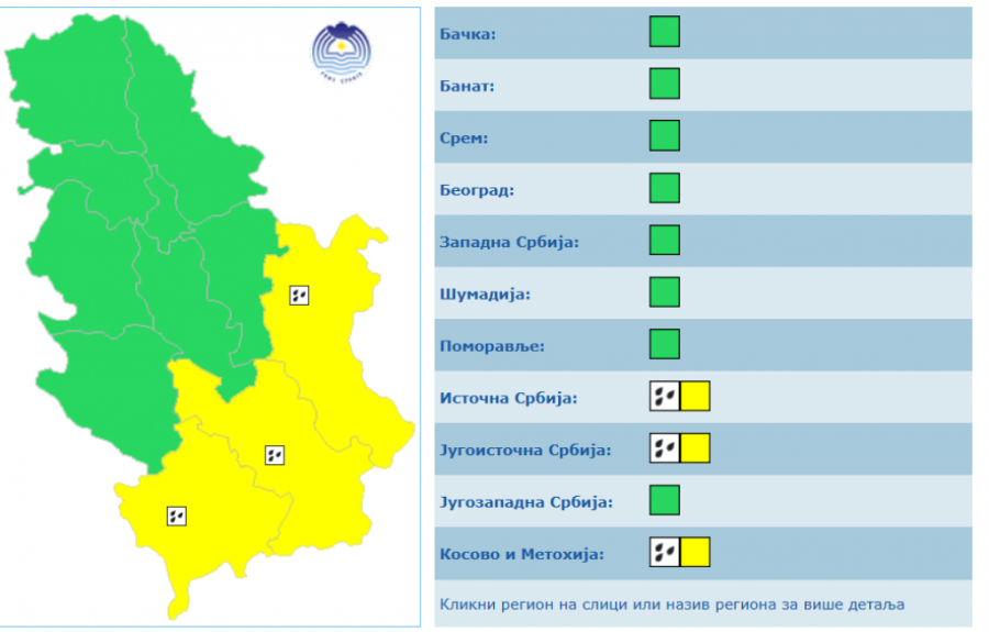 RHMZ IZDAO HITNO UPOZORENJE! Ogromne padavine stižu, sneg već blokirao puteve širom Srbije!