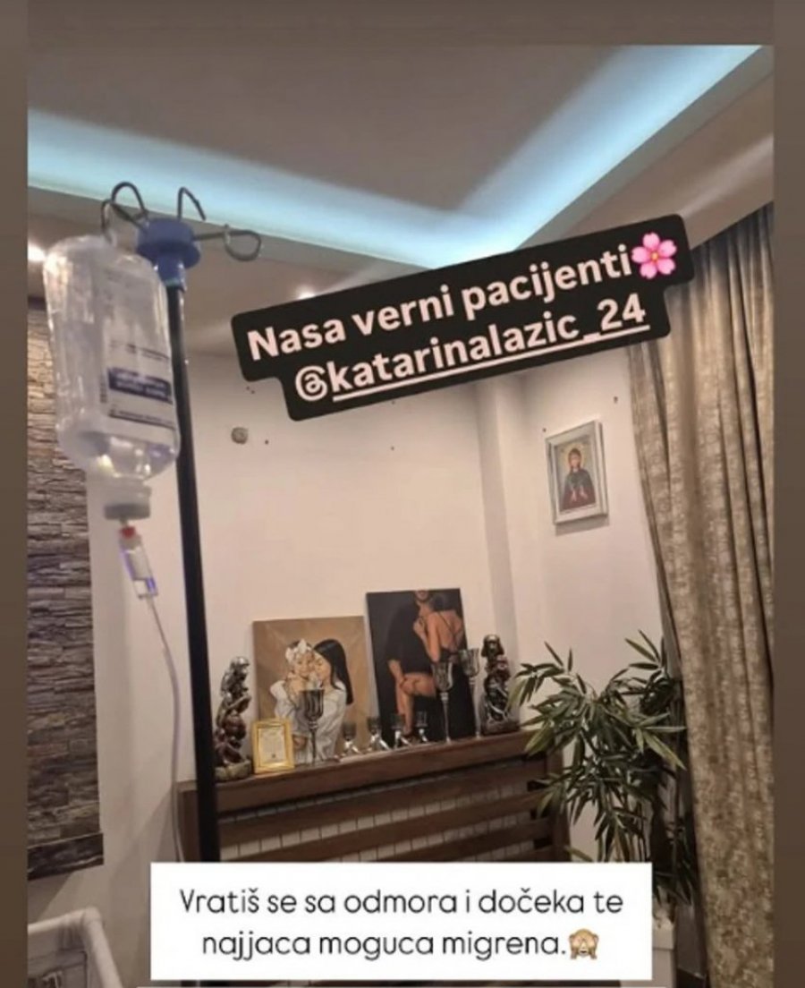 ŠOK! Katarina Lazić završila na infuziji! Darkova žena trpi OGROMNE bolove, evo o čemu se radi!