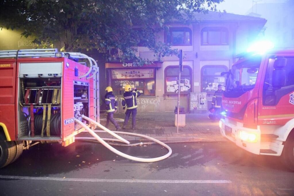 Veliki požar na Adi Ciganliji: 3 vatrogasna vozila na licu mesta!