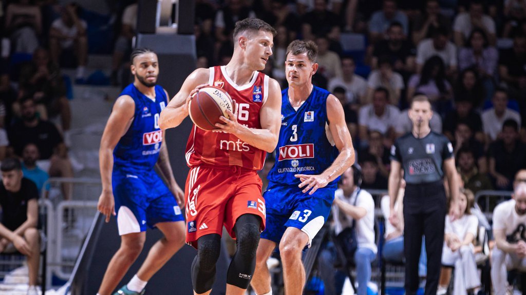 ZVEZDA RAZBILA BUDUĆNOST U VELIKOM DERBIJU ABA LIGE: Crveno-beli slomili Podgoričane, Moneke, Kalinić i Dobrić nosili Obradovićev tim do nove pobede