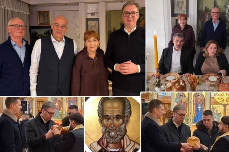 DOM VUČIĆA CENTAR SVETA ZA SVETOG NIKOLU!  Pogledajte ko i je sve došao na slavu! BILI I POZNATI DRŽAVNICI (FOTO)