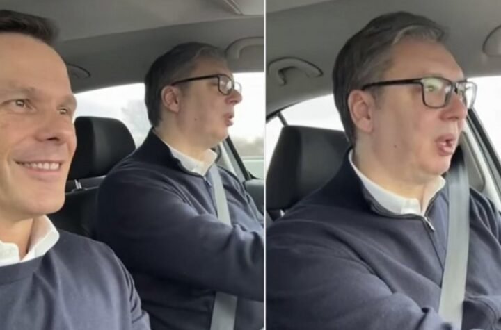 "EVO NAS NA PUTU DO EXPO!" Vučić za volanom poručuje: Mnogo se radujem svemu što nam predstoji u 2026!