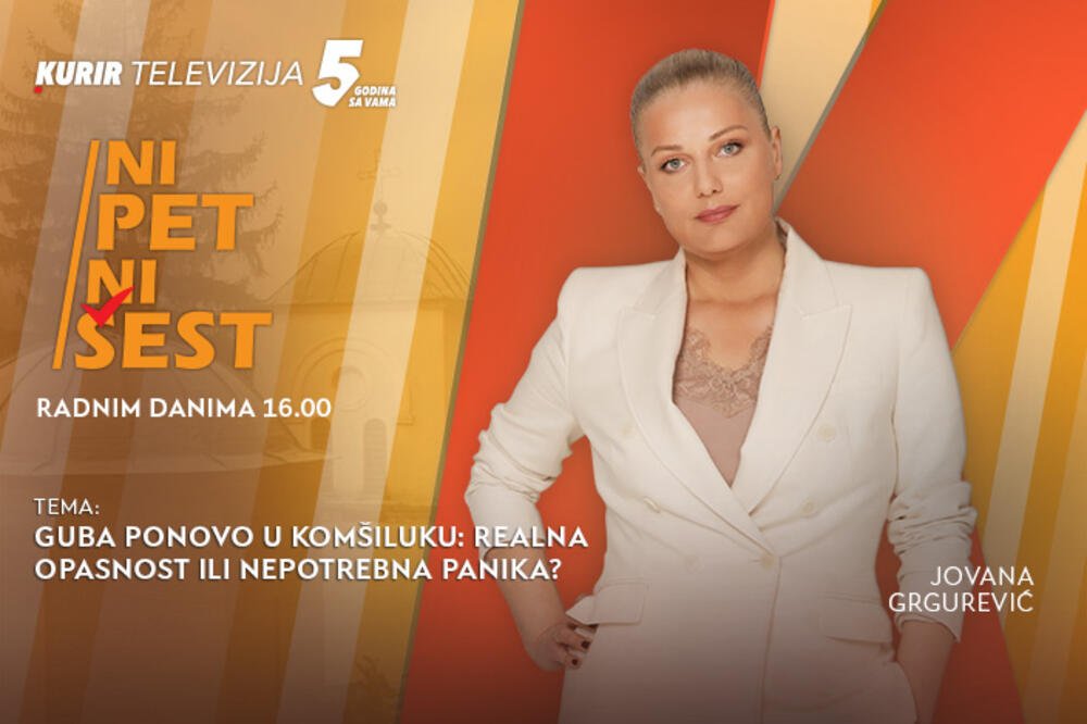 GUBA PONOVO U KOMŠILUKU: REALNA OPASNOST ILI NEPOTREBNA PANIKA? - u današnjoj emisiji “NI 5 NI 6” od 16.00