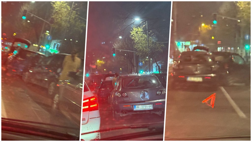 Haos na Konjarniku: Lančani sudar blokirao Ustaničku ulicu!