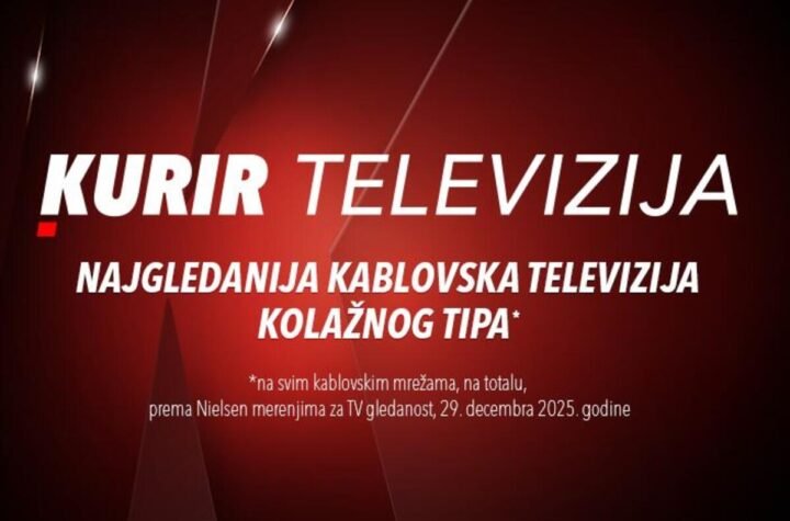 NA PRAGU 2026. GODINE KAO NAJGLEDANIJA KABLOVSKA TELEVIZIJA KOLAŽNOG TIPA – KURIR TELEVIZIJA
