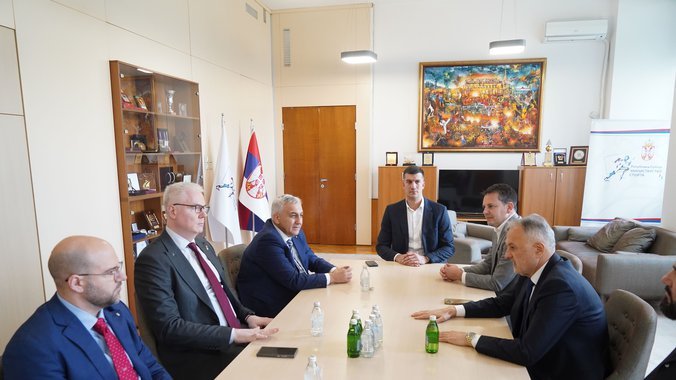 Održan prvi zajednički sastanak ministra sporta Zorana Gajića i predsednika Olimpijskog komiteta Srbije Dejana Tomaševića!