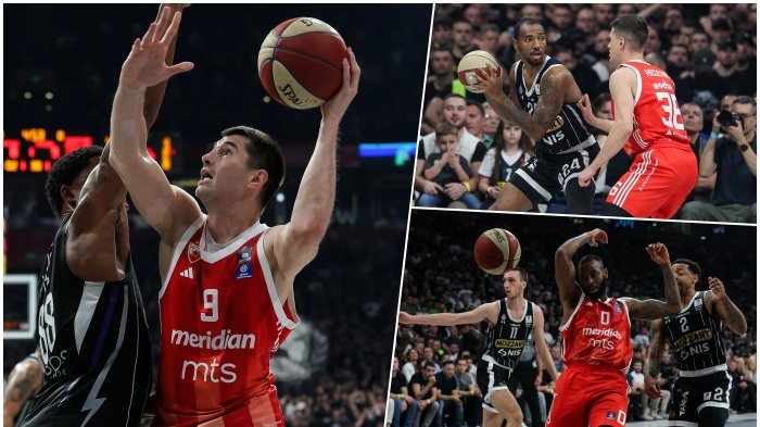 (UŽIVO) PARTIZAN - CRVENA ZVEZDA: Zvezda uhvatila ritam, crno-beli brzo stižu prednost - pakleno je na parketu