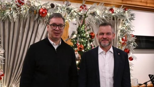 VUČIĆ UGOSTIO PREDSEDNIKA SLOVAČKE NA VEČERI: U prijatnoj, prijateljskoj atmosferi potvrdili smo snažne i iskrene odnose Srbije i Slovačke! (FOTO)