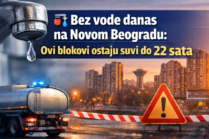 Bez vode danas na Novom Beogradu: Ovi blokovi ostaju suvi do 22 sata