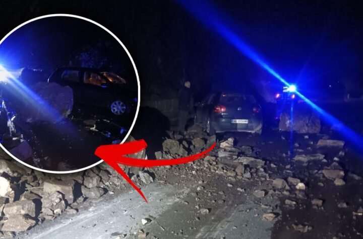 Drama kod Kaknja: Stena pala na automobil u kojem je bila žena, policija na terenu