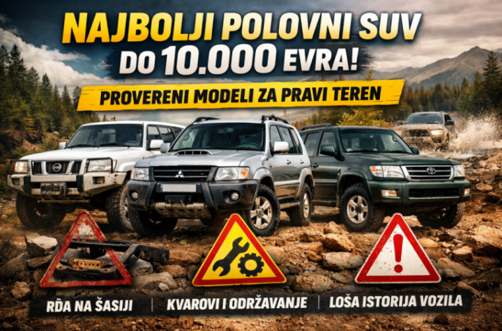 Najbolji polovni automoili do 10.000 evra: Koji modeli vrede novca, a koje treba izbegavati