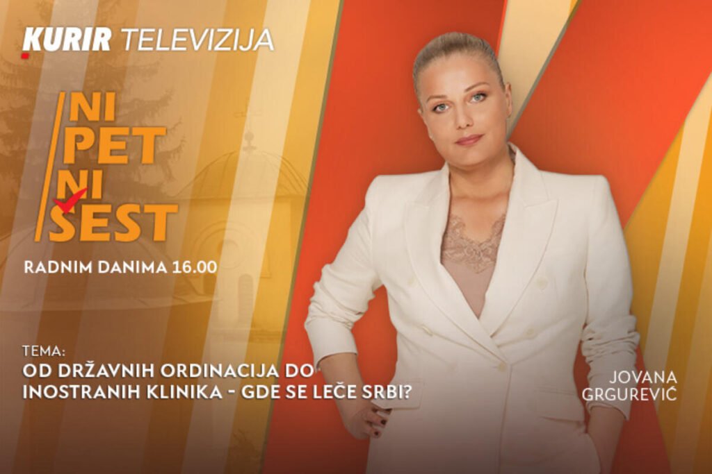 OD DRŽAVNIH ORDINACIJA DO INOSTRANIH KLINIKA: GDE SE LEČE SRBI? - u današnjoj emisiji “NI 5 NI 6” od 16.00