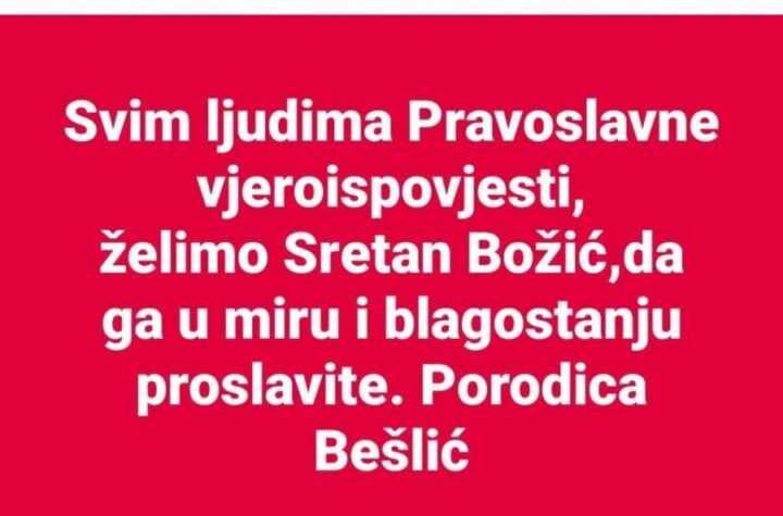 PRVO OGAŠAVANJE SEJDE I DINA BEŠLIĆA! Poslali moćnu poruku za pravoslavni Božić - DIRLJIVE REČI GAĐAJU PRAVO U SRCE!