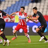 RUKOVODSTVO ZVEZDE SA PRIJATELJIMA! Proslava nakon što su crveno-beli savladali Malme i obezbedili EVROPSKO PROLEĆE (FOTO)