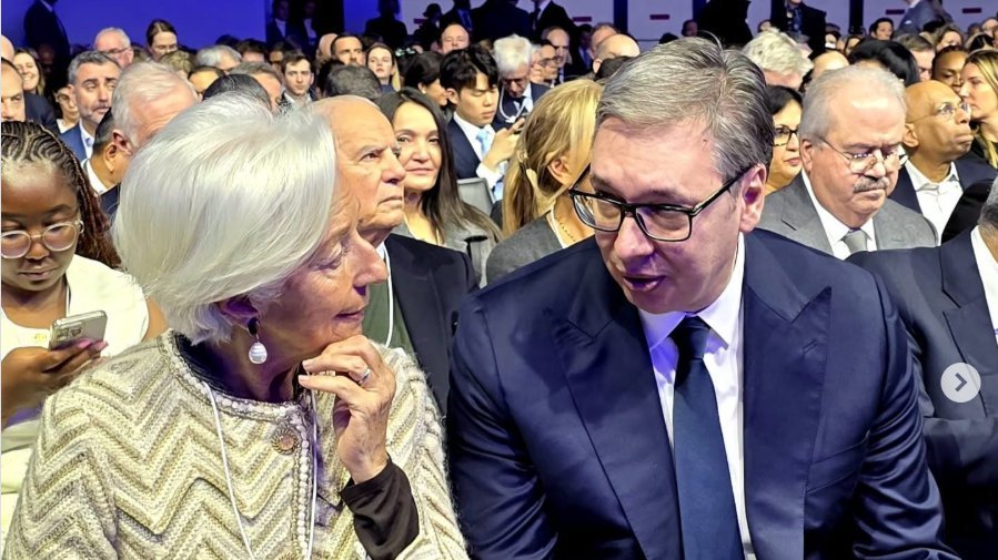 Vučić u Davosu sa Kristin Lagard: zemlja, uprkos složenom geopolitičkom kontekstu, nastavlja posvećeno da radi na ubrzanom rastu