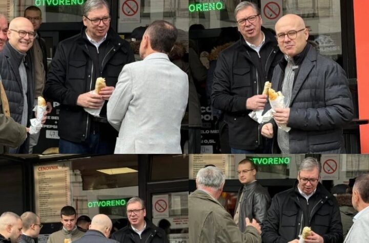 'JUTARNJI SENDVIČ S MILOŠEM I NJEGOVIM SINOVIMA' Vučić u Novom Sadu: Sad zajedno među Krajišnike! Predsednik otvorio 7. zavičajni sajam (FOTO)