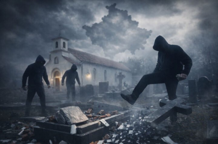 ALBANCI UPALI U SRPSKU CRKVU NA KOSMETU! Počeli da skrnave grobove, razvaljena i ograda - NI MRTVIMA NE DAJU DA POČIVAJU U MIRU