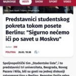BLOKADERI BIRAJU ZAPAD I SVOJE NALOGODAVCE! Jasno odbacuju tradicionalne saveznike Srbije, kažu "U Moskvu sigurno nećemo"!
