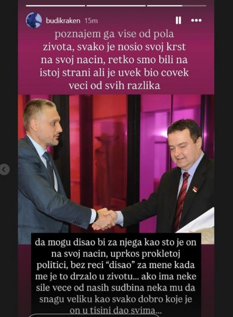 "DA MOGU, SAD BIH DISAO ZA NJEGA!" Čeda Jovanović uputio poruke podrške ministru Dačiću! (FOTO)