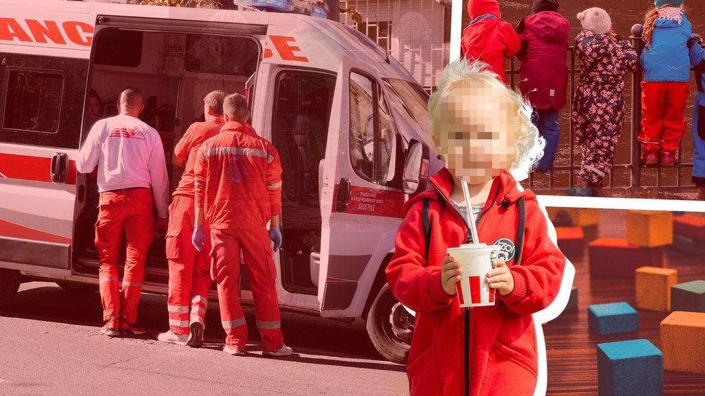 DRAMA! BEBA PALA SA TREĆEG SPRATA ZGRADE! Umotali je u ćebe i hitno prevezli u bolnicu