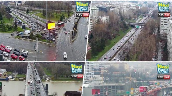 GUŽVA PRED VIKEND: Pogledajte kakvo je stanje na ulicama Beograda (FOTO)