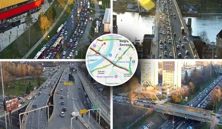 KOLAPS U BEOGRADU, SPREMITE ŽIVCE! Ovo su najkritičnije tačke, na nekima se vozila jedva kreću
