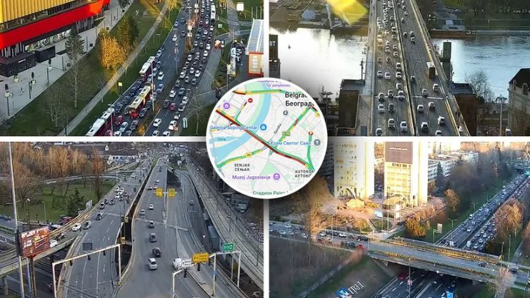 KOLAPS U BEOGRADU, SPREMITE ŽIVCE! Ovo su najkritičnije tačke, na nekima se vozila jedva kreću