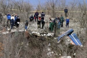 Pad aviona u kojem je nastradao Trajkovski