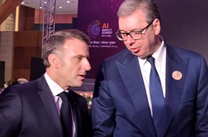 "NA DRUGOM KRAJU SVETA S PRIJATELJEM MAKRONOM!" Vučić se u Indiji sastao s predsednikom Francuske! (FOTO)