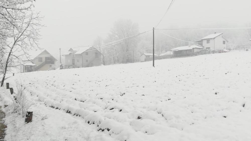 PONOVO SE ZABELELI UŽICE I ZLATIBOR: Na Tari napadalo nekoliko centimetara snega