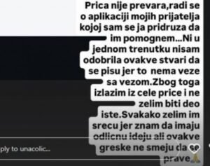 SAOPŠTENJE ĆERKE ZDRAVKA ČOLIĆA IZAZVALO HAOS! Una progovorila u JEKU SKANDALA, u sve umešani NJENI PRIJATELJI!