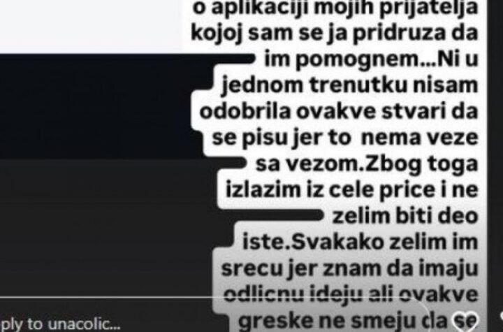 SAOPŠTENJE ĆERKE ZDRAVKA ČOLIĆA IZAZVALO HAOS! Una progovorila u JEKU SKANDALA, u sve umešani NJENI PRIJATELJI!