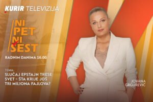 SLUČAJ EPSTAJN TRESE SVET - ŠTA KRIJE JOŠ TRI MILIONA FAJLOVA? - u današnjoj emisiji “NI 5 NI 6” od 16.00