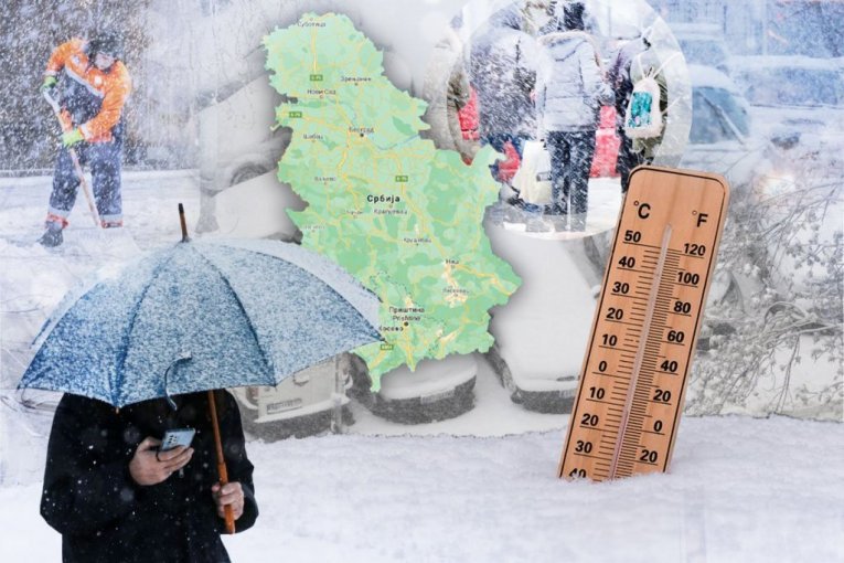 SNEG STIŽE U NIŽE PREDELE, PAŠĆE GA I PREKO ČETVRT METRA! RHMZ izdao najnovije upozorenje: Spremite se za temperaturni šok, evo kada kreće HAOS!