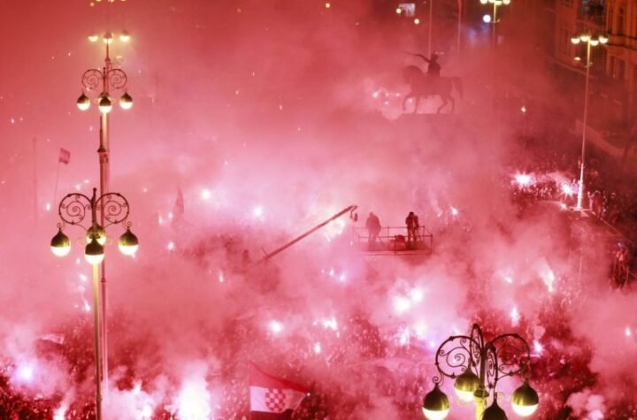 Doček na Trgu bana Jelačića