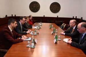 VAŽNE TEME NA SASTANKU: Petar Petković razgovarao sa šefom Misije UN o kršenju ljudskih i političkih prava Srba na KiM! (FOTO)