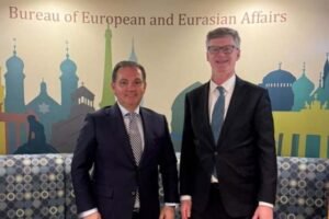 VLADIMIR MARINKOVIĆ SA ZAMENIKOM DRŽAVNOG SEKRETARA! Izaslanik predsednika Vučića imao važne sastanke u Vašingtonu!