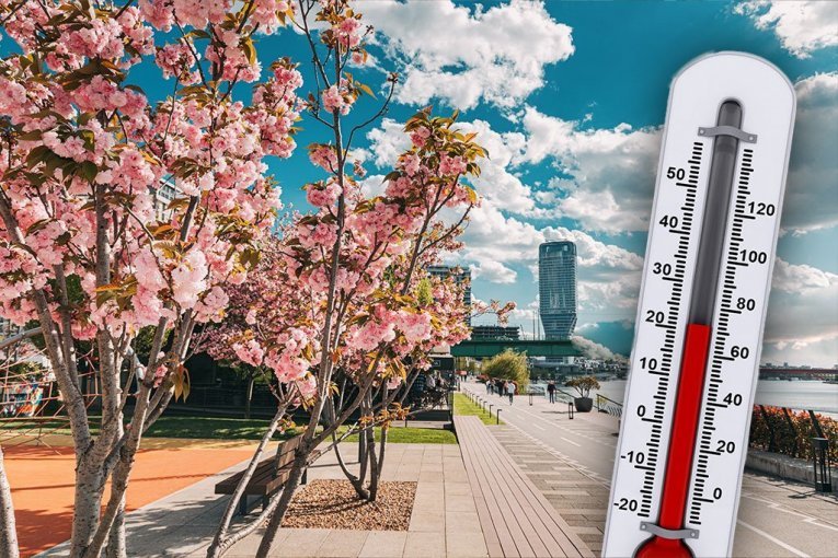 DANAS LEPO I SUNČANO, ALI SA VETROM! U nekim delovima Srbije i kiša!