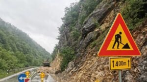 OPREZ, ODRON NA PUTU Saobraćaj u Sićevačkoj klisuri ka Pirotu usporen