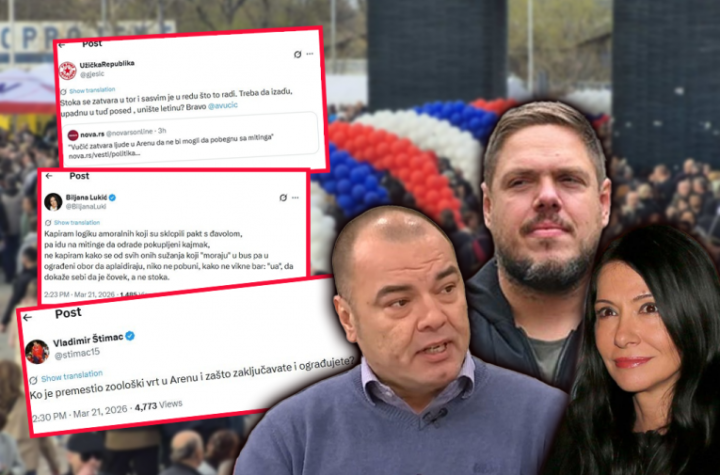 SKANDALOZNO! MRZITELJI SOPSTVENOG NARODA U TRANSU: Štimac, Ješić i Lukićka horski vređaju Srbiju! Za njih su građani životinje i stoka, a Arena zoološki vrt!