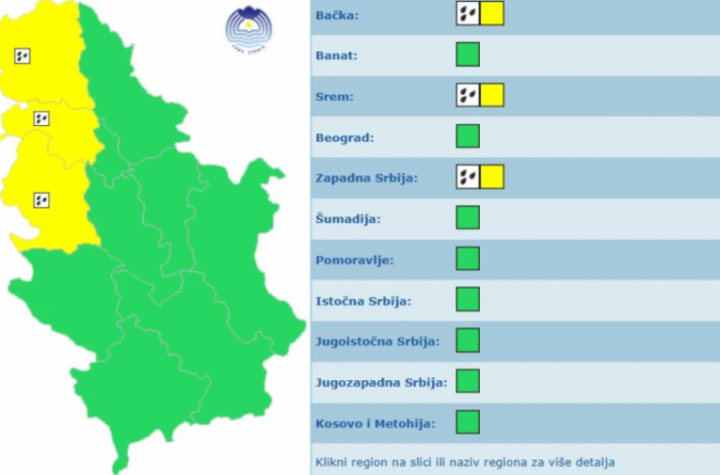 ŠOK PROGNOZA! Upravo objavljeno kakvo nas vreme čeka za Vaskrs - U SRBIJI TRENUTNO LIJE KAO IZ KABLA, NEGDE PADA I SNEG!