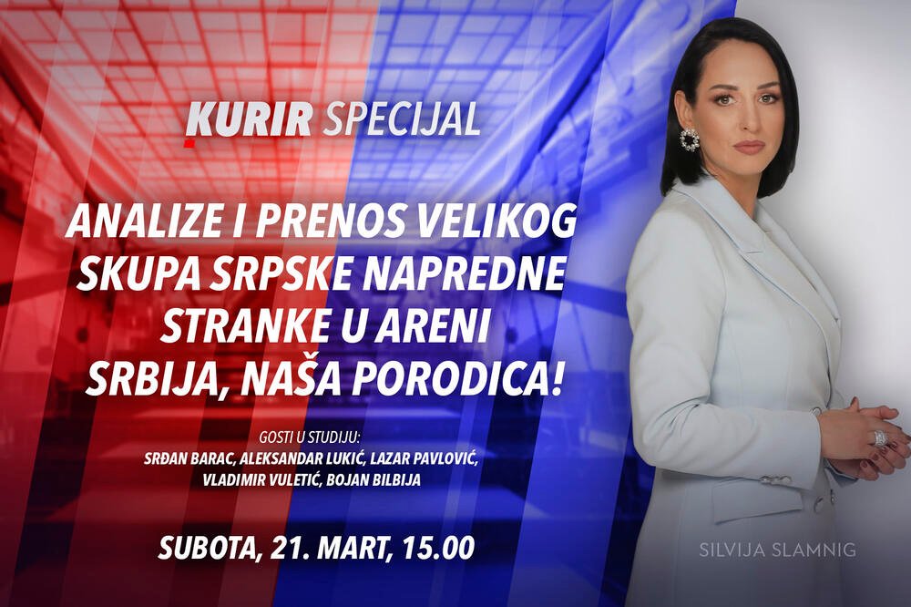 SPECIJAL “SRBIJA, NAŠA PORODICA!” OD 15.00 NA KURIR TELEVIZIJI
