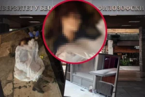 STRAVIČE SLIKE HORORA U BEOGRADU! Milica leži u lokvi krvi na platou ispred Filozofskog fakluteta! (UZEMIRUJUĆI SADRŽAJ)