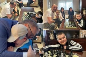 TO MI JE BIO NAJBOLJI DAN U ŽIVOTU! Andrija ne skida osmeh sa lica nakon posete Vučića: Stigao mi je i obećani šah...