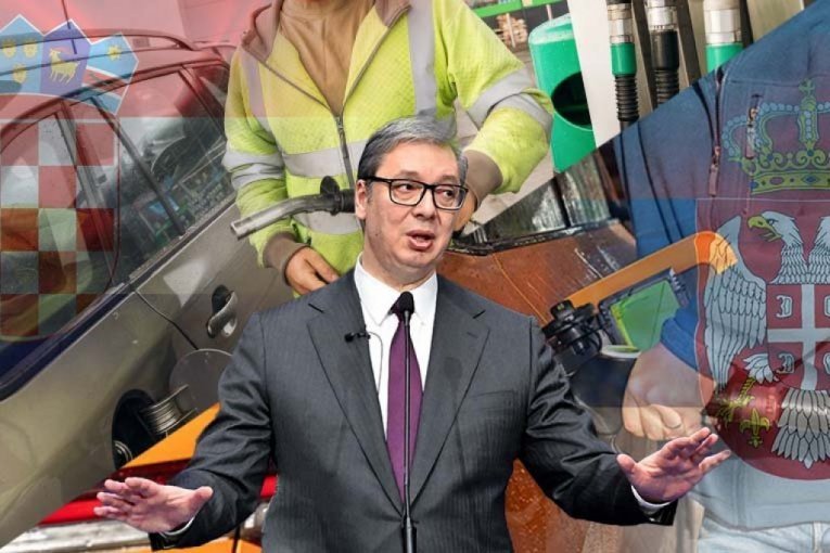 VOZAČI U HRVATSKOJ NE VERUJU, VUČIĆ ZNA ŠTA RADI! Evo kolika je razlika u CENAMA na pumpama Srbije i komšija!