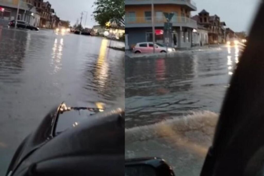 VRŠAC POD VODOM! Automobili "PLIVAJU" po ulicama - pogledajte snimak posle jake provale oblaka